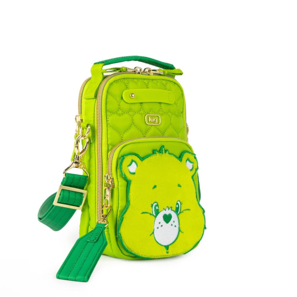 Lug X Care Bears Skeeter Mini Bridge Crossbody Bag Good Luck Bear - Picture 2 of 6